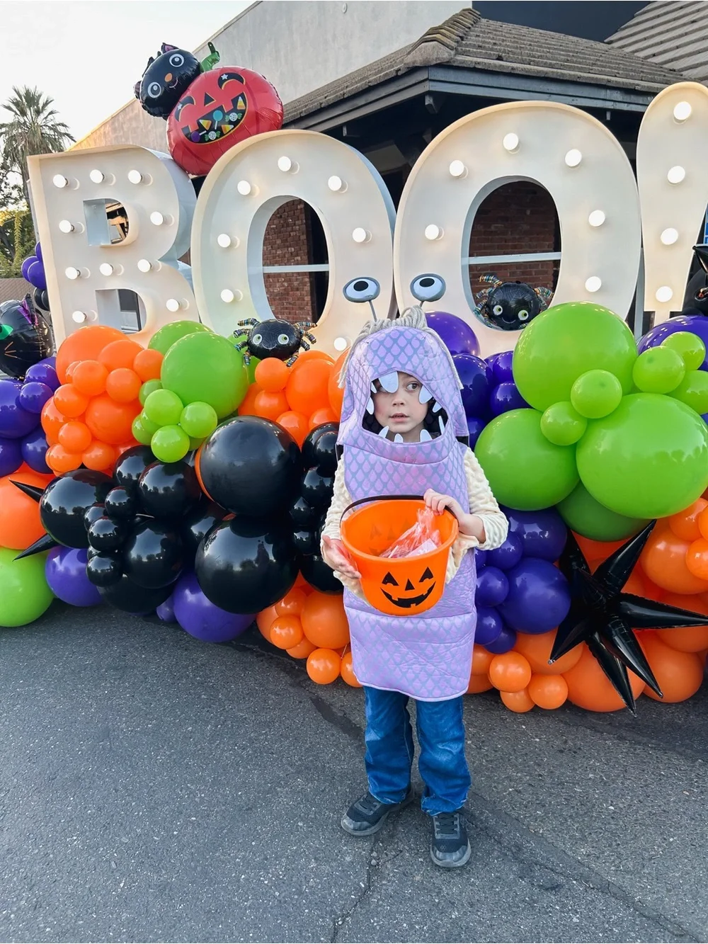 Boo Monsters Inc. Costume Size 5T EUC - Picture 3 of 3